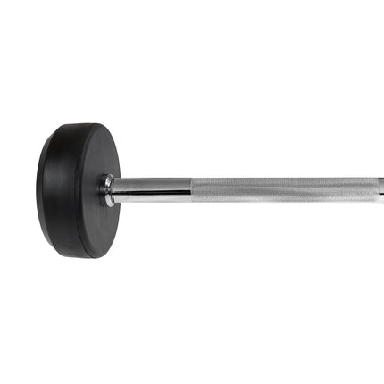 Barbell acoperit cu cauciuc, 40 kg, aderență durabilă