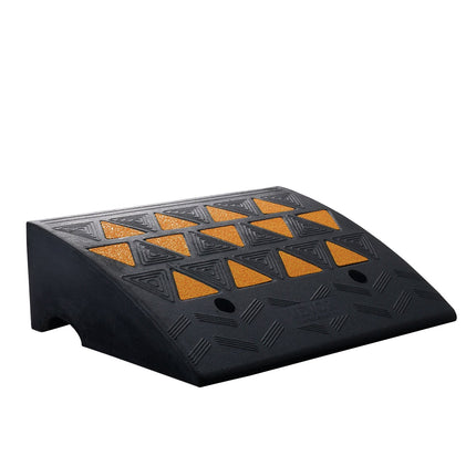 Rubber Curb Ramp, 6 in Rise, 15 Ton Driveway Ramp