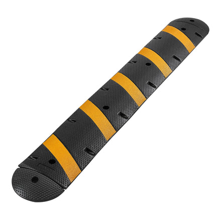 Rubber Speed Bump 1830mm, 2-Channel, 22,000 lb