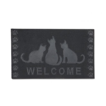 Rubber mat cats