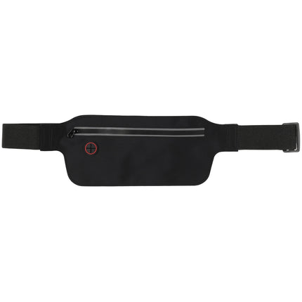 Running belt with cell phone compartment