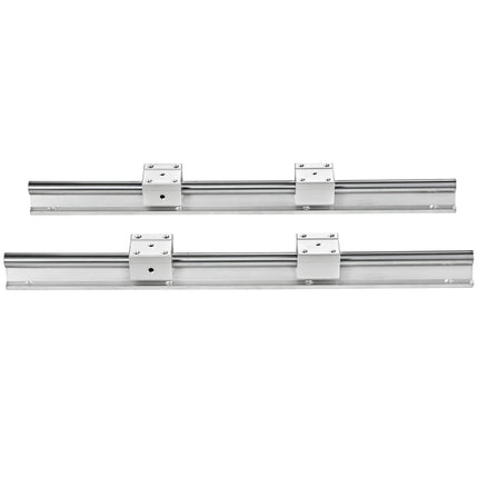 SBR16 Linear Rail Kit, 2 x 500mm Rails, 4 Blocks