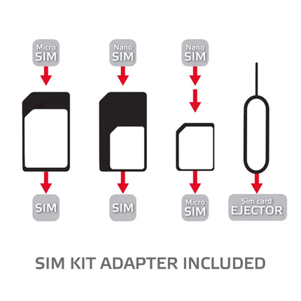 SIM kit SIM card adapters 3-pack