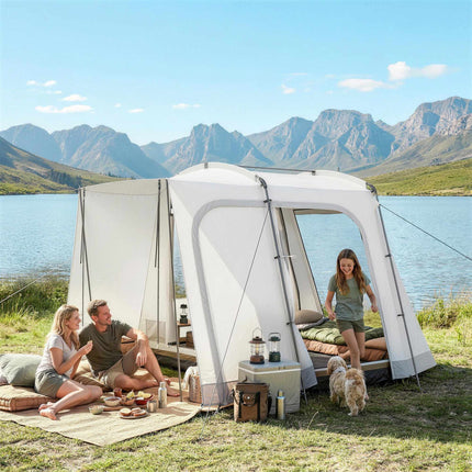 Cort de camping SUV, 4 persoane, 4 uși, impermeabil 3000 mm