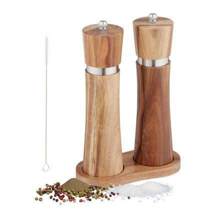 Set de moara de sare si piper cu rasnita ceramica