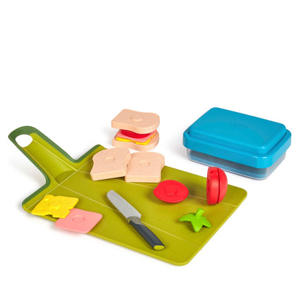 Set pentru prepararea sandviciurilor cu tabla de taiere si cutit