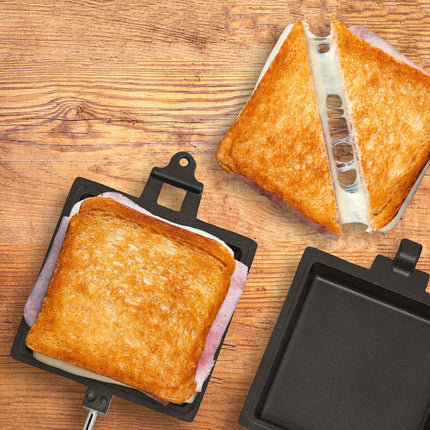 Fier de calcat sandwich pentru camping