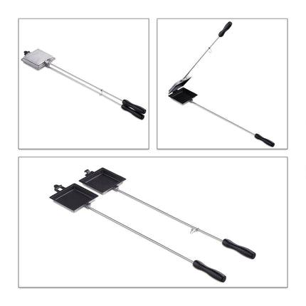 Fier de calcat sandwich pentru camping