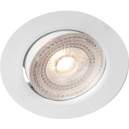 Sara 230V Dimmable downlight spotlight 3000K 400lm IP44 White