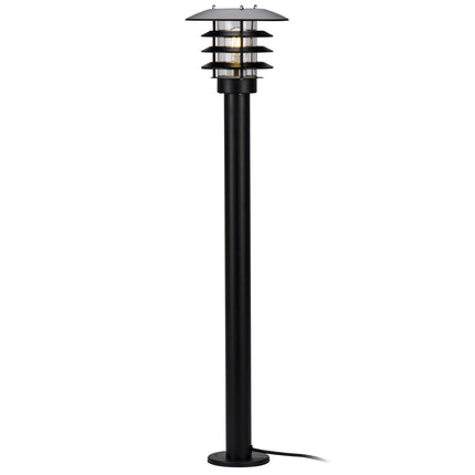 Saturn Bollard 90cm Black