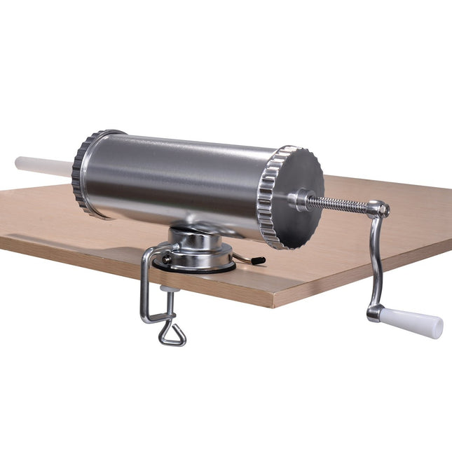 Mașină de umplut cârnați, capacitate de 2,5 kg, oțel inoxidabil