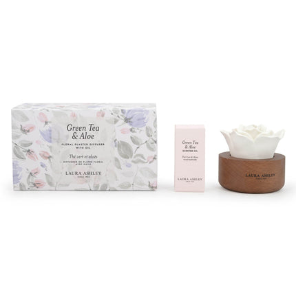 Difuzor parfumat cu flori, din ceramică și lemn, parfum de 30 de zile