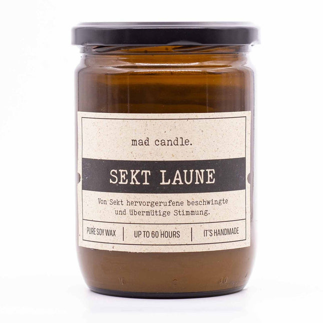 Lumânare parfumată cu soia - Parfum de lămâie și portocală, Borcan de sticlă