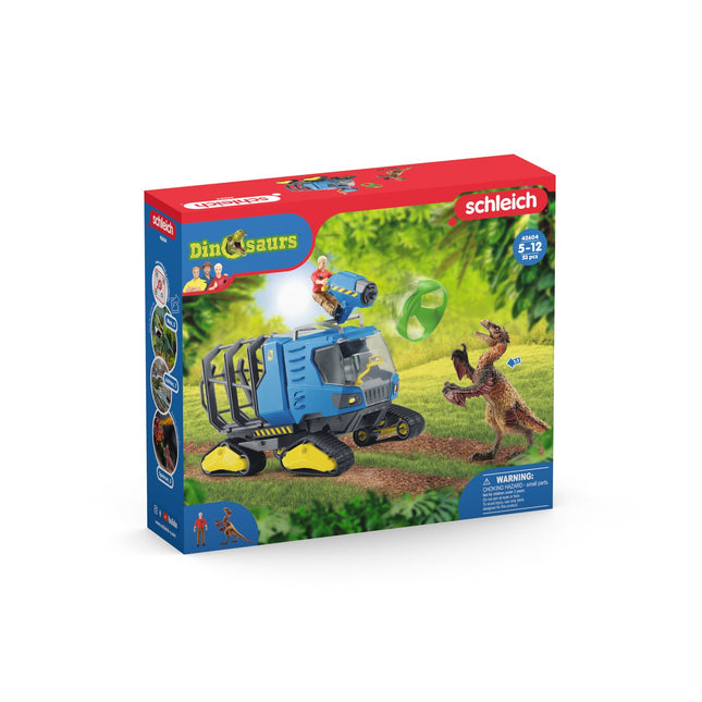 Vehicul de șenile pentru dinozauri Schleich