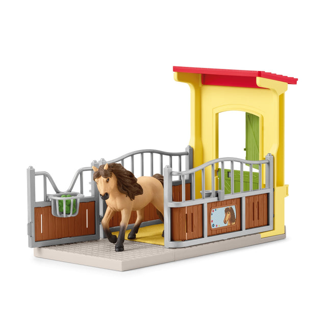 Schleich Set de joacă Lumea Fermei Cutie pentru ponei cu armăsar Islandez