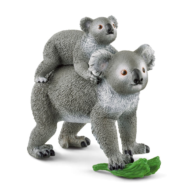 Schleich Wild Life Mamă koala cu pui