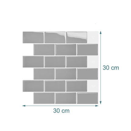 Plăci de perete 3D autoadezive, 30x30 cm, Metro Design