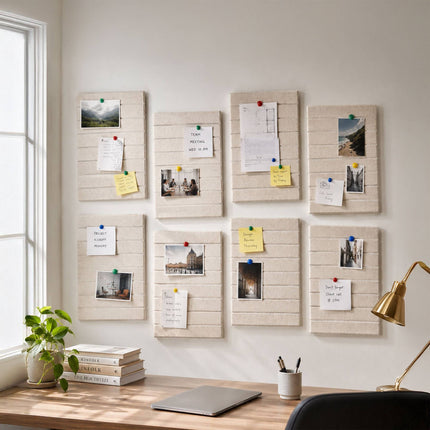 Self-Adhesive Felt Pinboard, Beige, 60 x 40 cm