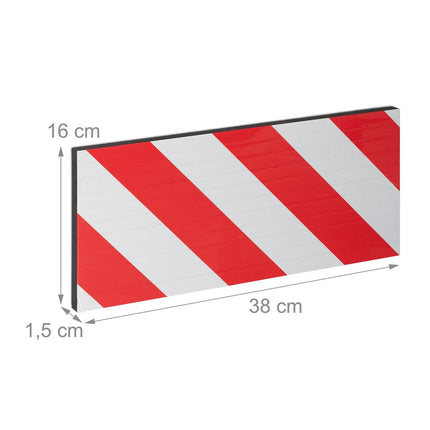 Protector de perete autoadeziv reflectorizant pentru garaj, pachet de 2