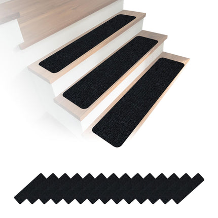 Covorașe autoadezive pentru scări, pachet de 16, 75x20cm