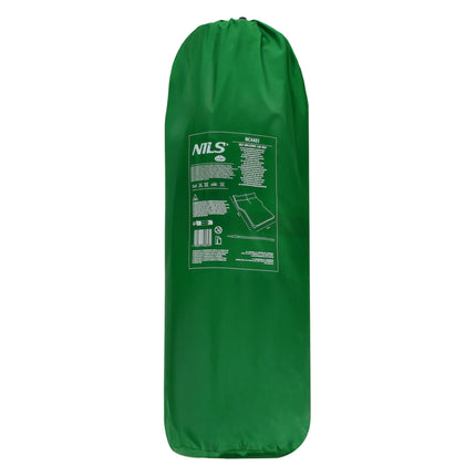 Saltea autogonflabilă pentru camping, verde, 188x132x5 cm