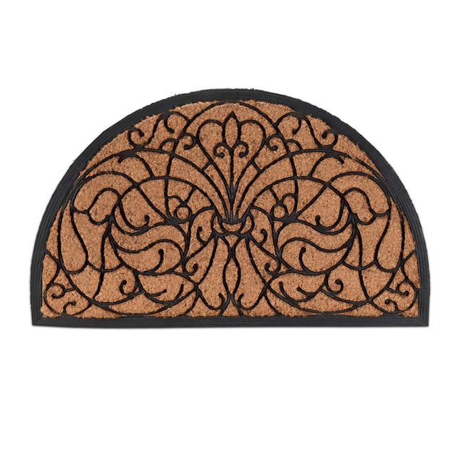 Covoraș semi-circular din nucă de coco - Utilizare în interior/exterior