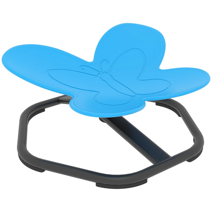 Sensory Spinning Chair for Kids, Butterfly Shape, Blue