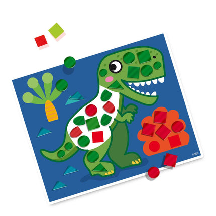 Ses Învăț să fac mozaicuri cu dinozauri