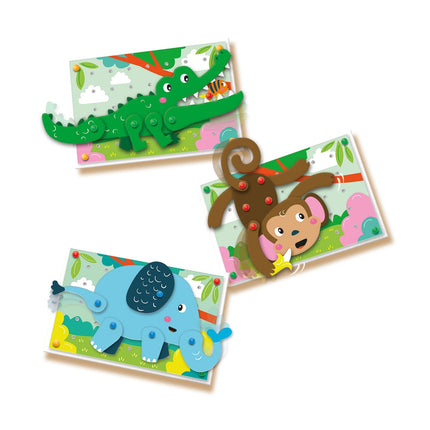 Puzzle-uri cu animale Ses Mosaic Peg Board