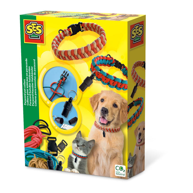 Ses Zgărzi paracord pentru animale de companie