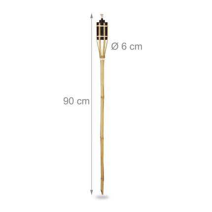 Set 16 torțe de grădină 90 cm