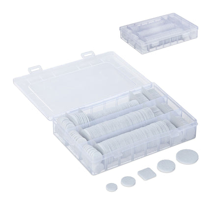 Set de 272 glisoare autoadezive din pâslă
