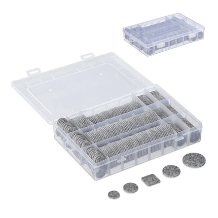 Set de 272 glisoare autoadezive din pâslă