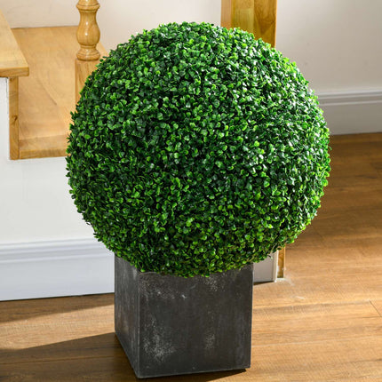 Set de 2 bile artificiale de cimiș 50 cm plante artificiale, plante artificiale din plastic, bile de cimiș, plantă falsă pentru sufragerie dormitor birou grădină decorare modernă cadou