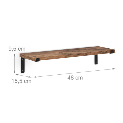 Set de 2 suporturi industriale de perete