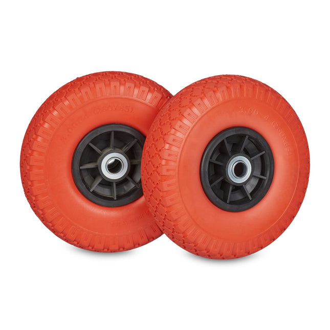 Set 2 anvelope PU pentru camion de mână 3.00-4
