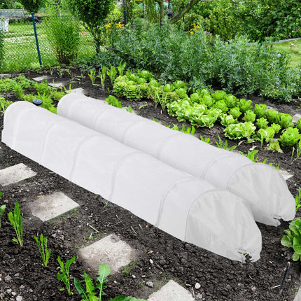 Set de 2 tuneluri de crestere PVC 3,4 m