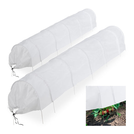 Set de 2 tuneluri de crestere PVC 3,4 m