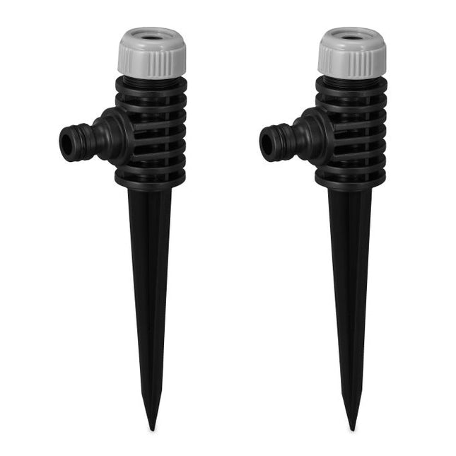 Set de 2 aspersoare Spike in negru/gri