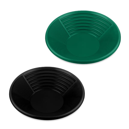 Set of 2 gold pans