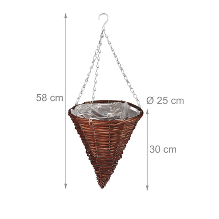 Set of 3 Hanging Plant Baskets