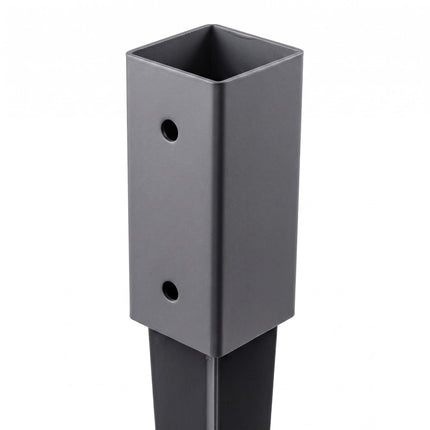 Set de 4 ancore de stâlp din oțel inoxidabil, 61 x 750 mm