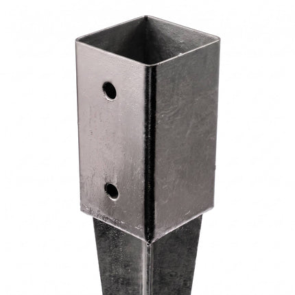 Set de 4 ancore de stâlp din oțel inoxidabil, 81 x 750 mm
