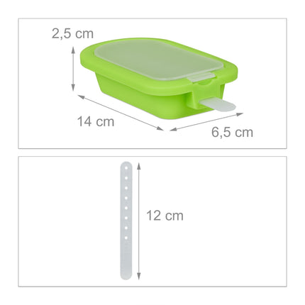Set de 6 forme din silicon pentru gheata