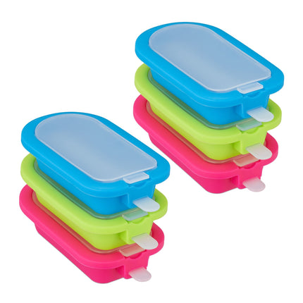 Set de 6 forme din silicon pentru gheata