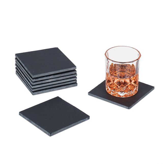 Set de 8 suporturi din ardezie