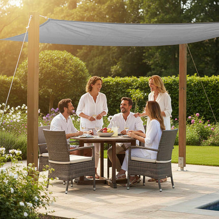 Shade Sail – Breathable HDPE Fabric, Side Eyelets