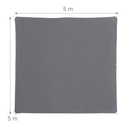 Shade Sail With Eyelets, Polyester, Water-Repellent