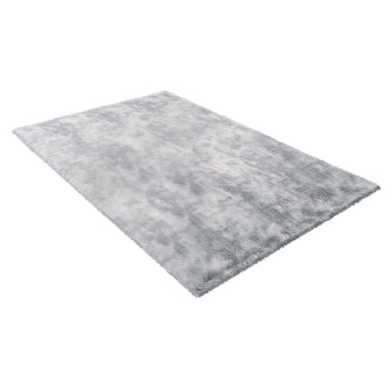 Shag Area Rug 6x9 ft, Plush, Slip-Resistant, Gray