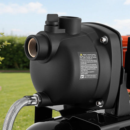 Shallow Well Jet Pump With 19 L Tank, 1.1 HP 230V